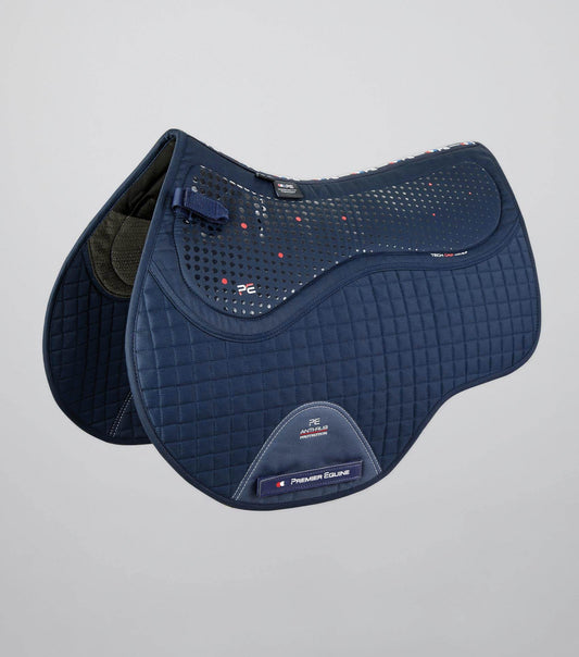 Premier Equine Close Contact Tech Grip Pro Anti-Slip Saddle Pad - GP/Jump Navy
