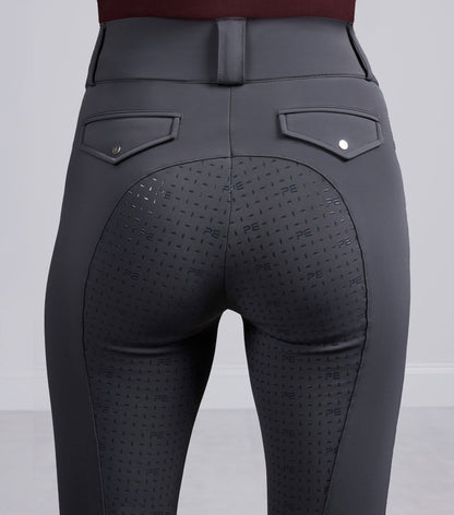 Premier Equine Torino II Womens Gel Full Seat Riding Breeches - Anthracite