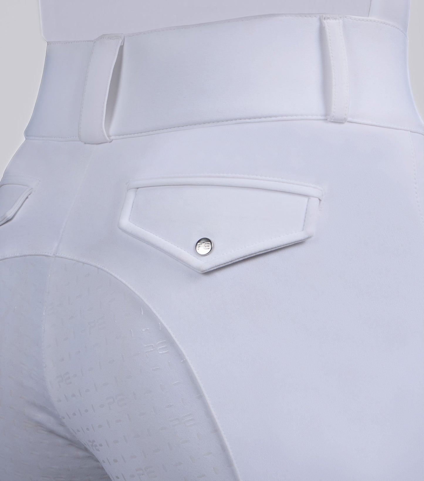 Premier Equine Torino II Womens Gel Full Seat Riding Breeches - White