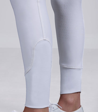 Premier Equine Torino II Womens Gel Full Seat Riding Breeches - White