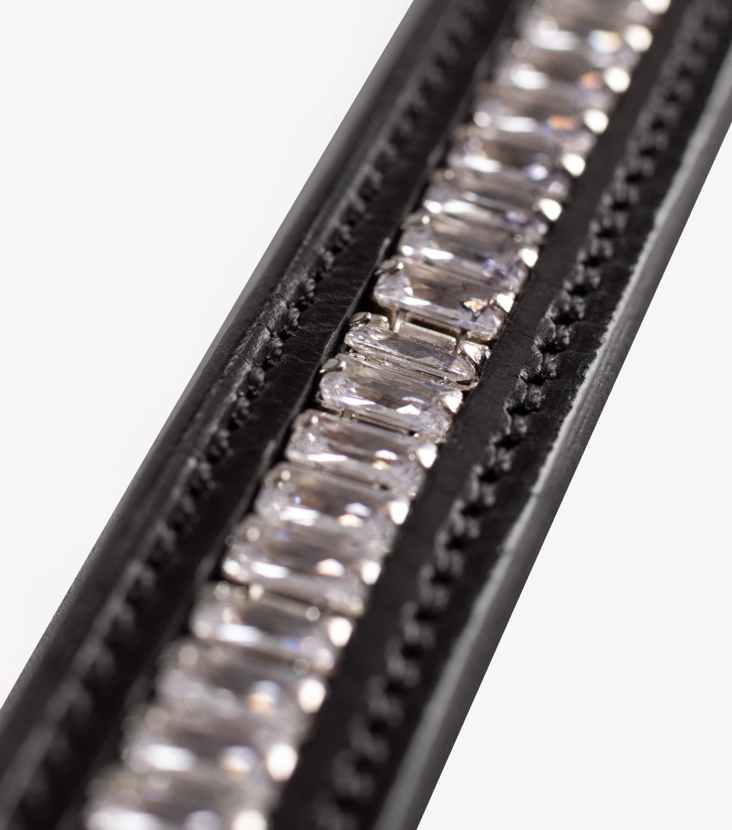 Premier Equine Trovare Crystal Browband Black