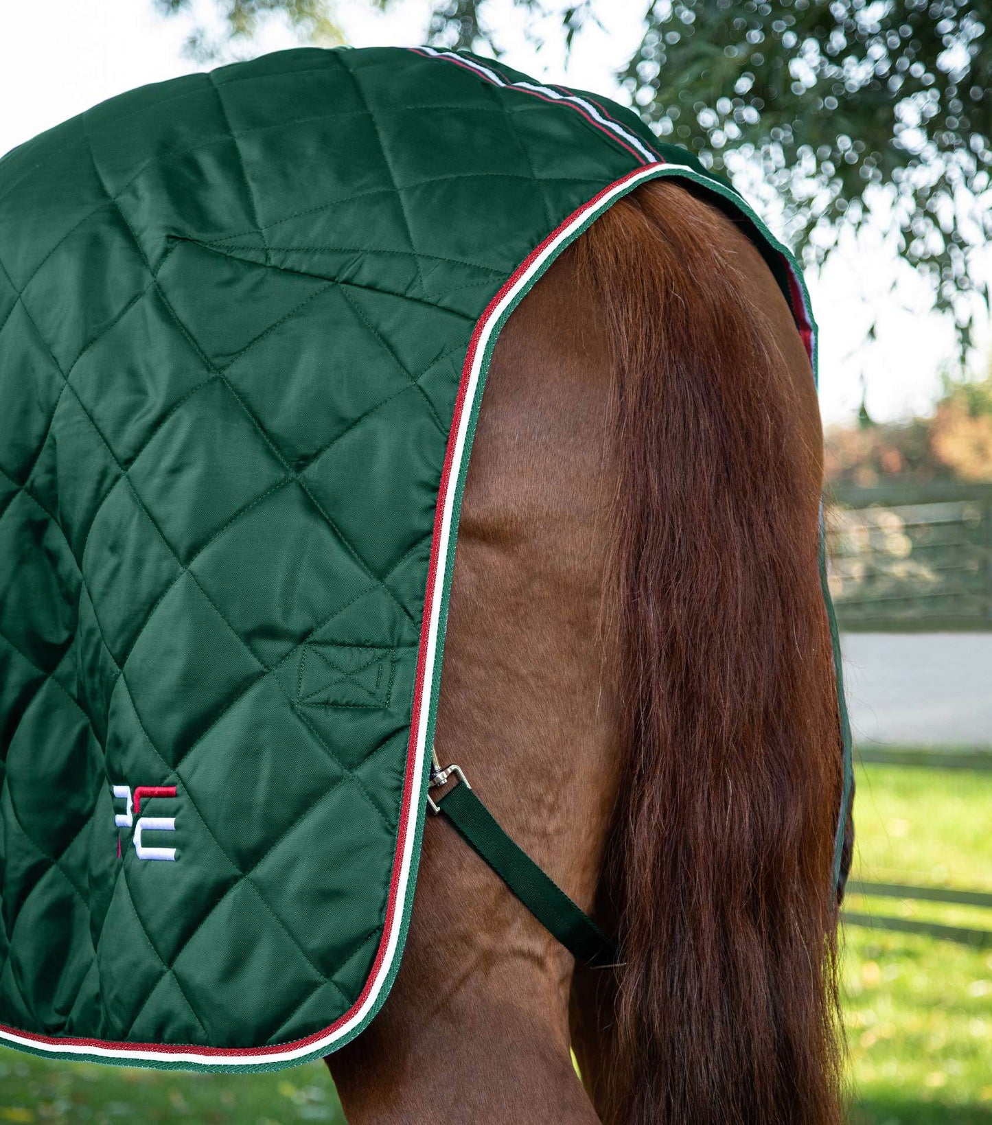 Premier Equine Tuscan Stable Rug 100g Green - N P Equestrian & Pet Supplies Ltd 