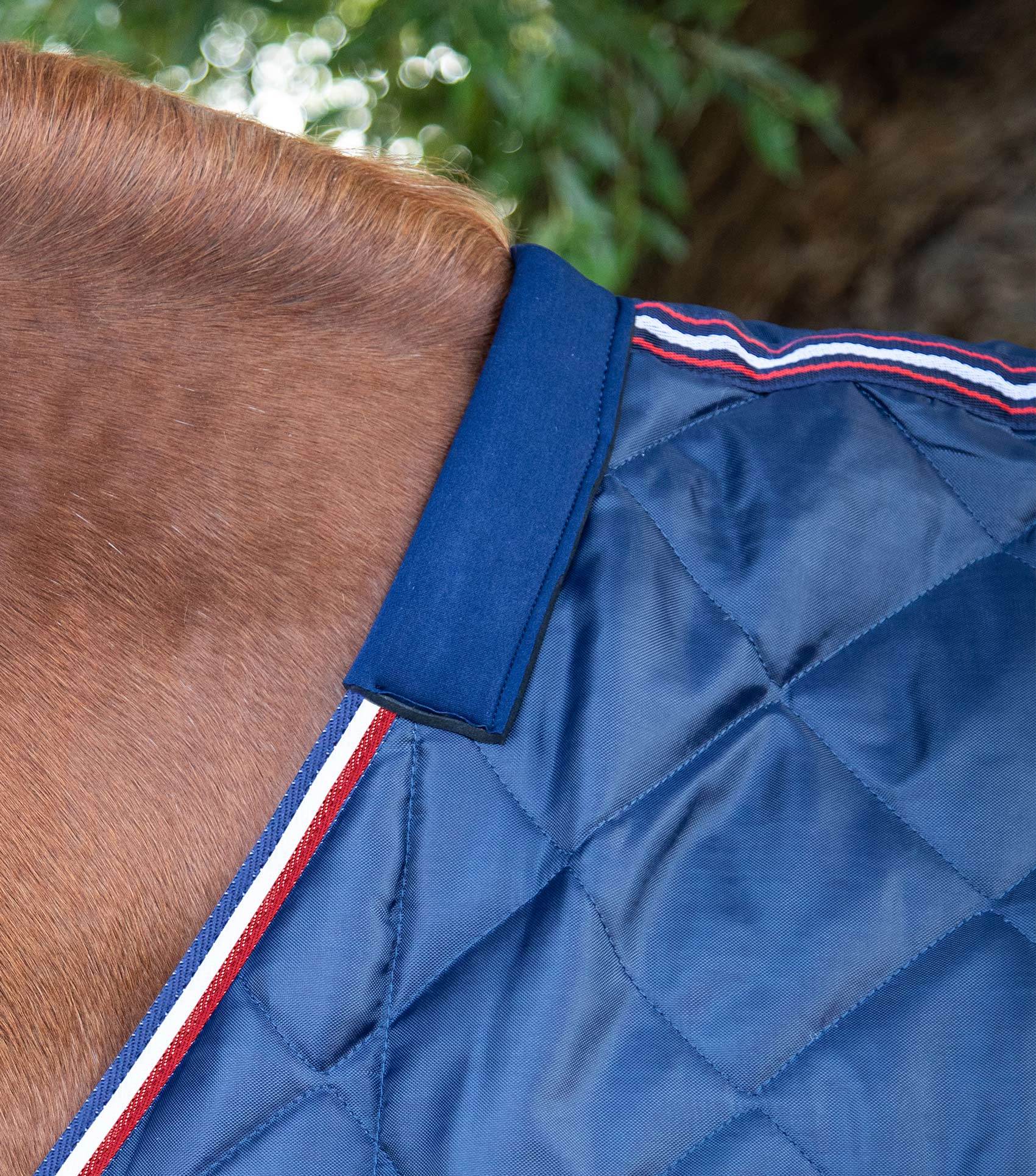 Premier Equine Tuscan Stable Rug 100g Navy - N P Equestrian & Pet Supplies Ltd 