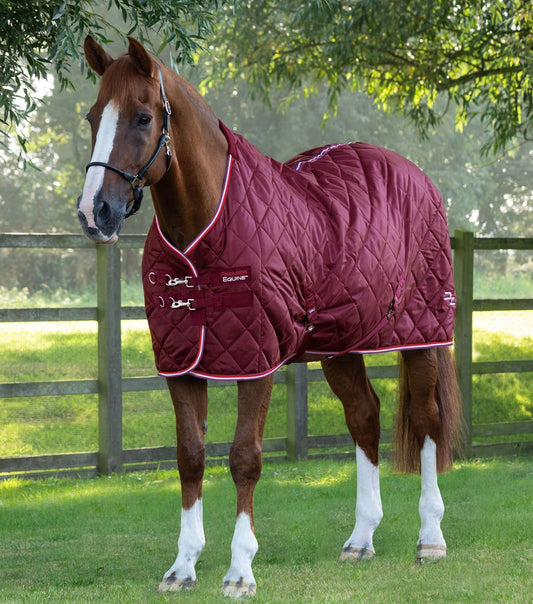 Premier Equine Tuscan Stable Rug 100g Burgundy - N P Equestrian & Pet Supplies Ltd 