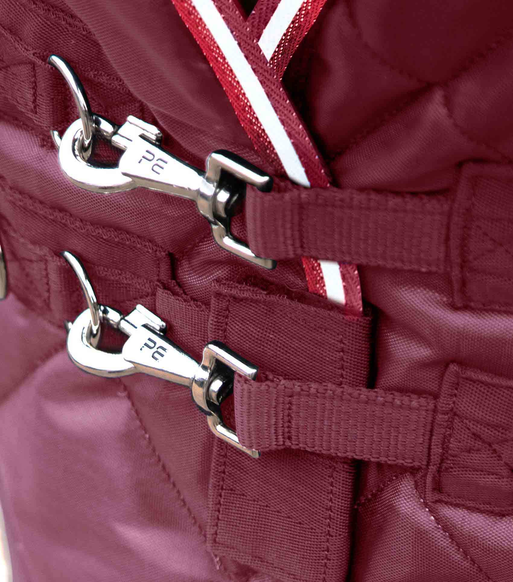 Premier Equine Tuscan Stable Rug 100g Burgundy - N P Equestrian & Pet Supplies Ltd 