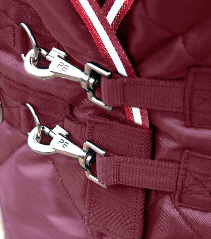 Premier Equine Tuscan Stable Rug 100g Burgundy - N P Equestrian & Pet Supplies Ltd 