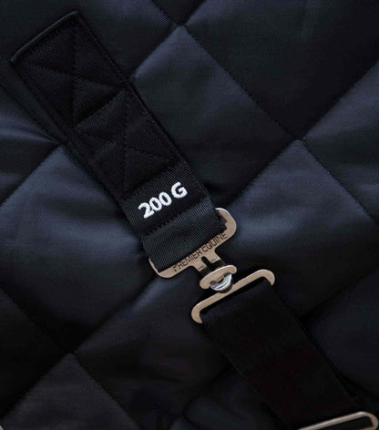 Premier Equine Tuscan Stable Rug 200g Black