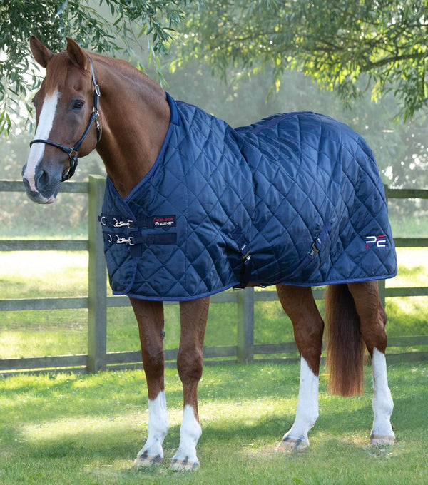 Premier Equine Tuscan Stable Rug 200g Navy - N P Equestrian & Pet Supplies Ltd 