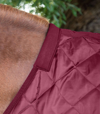 Premier Equine Tuscan Stable Rug 200g Burgundy