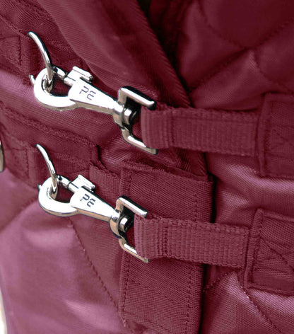 Premier Equine Tuscan Stable Rug 200g Burgundy