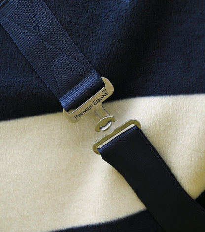 Premier Equine Vellus Horse Fleece Rug Navy/White