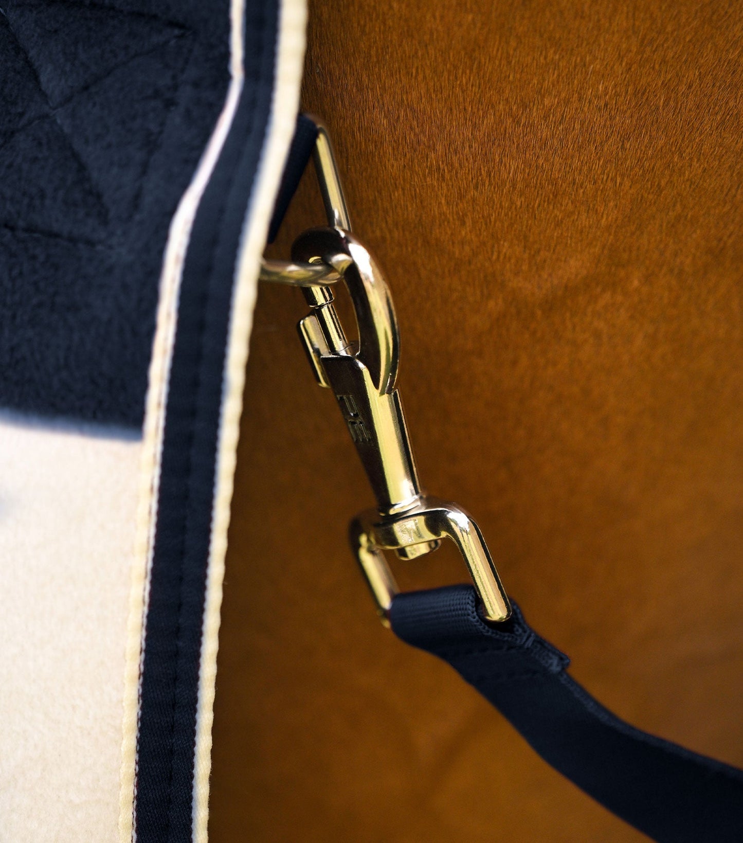 Premier Equine Vellus Horse Fleece Rug Navy/White