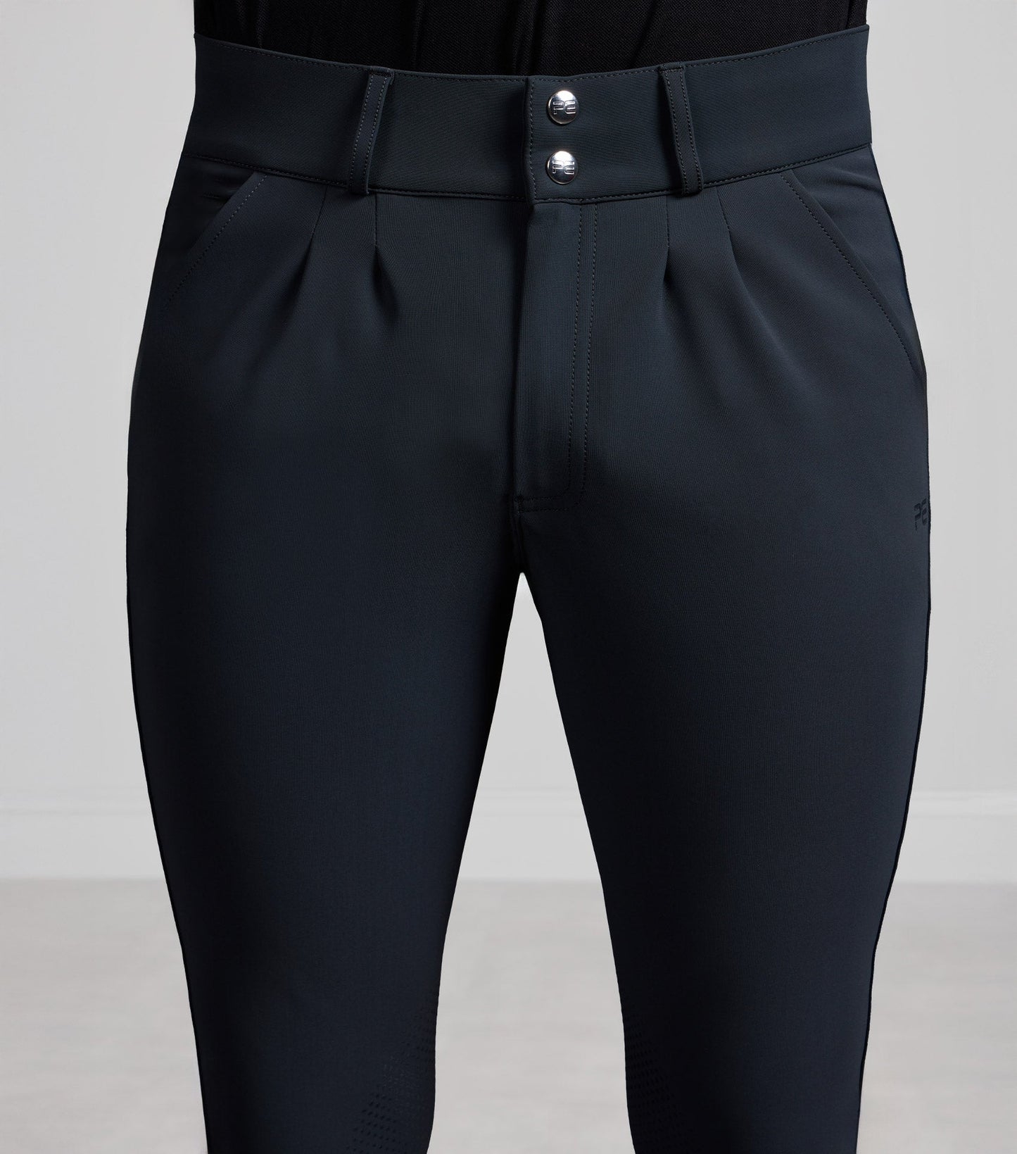 Premier Equine Verismo Men's Gel Knee Riding Breeches - Anthracite - N P Equestrian & Pet Supplies Ltd
