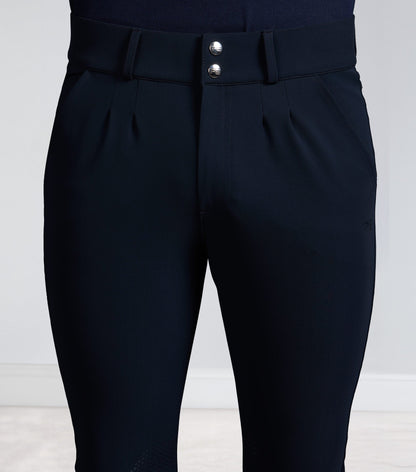 Premier Equine Verismo Men's Gel Knee Riding Breeches - Navy - N P Equestrian & Pet Supplies Ltd