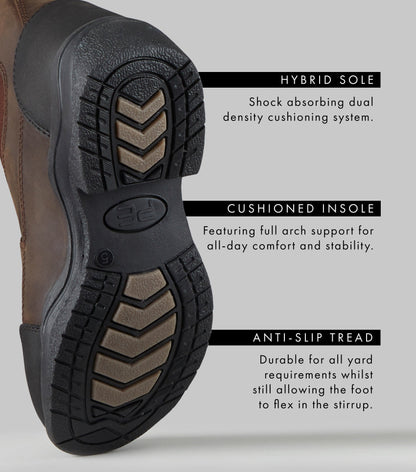 Premier Equine Vinci Waterproof Boot Brown